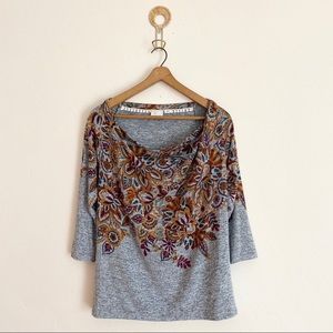 Anthropologie Jacaranda Postmark Sweater